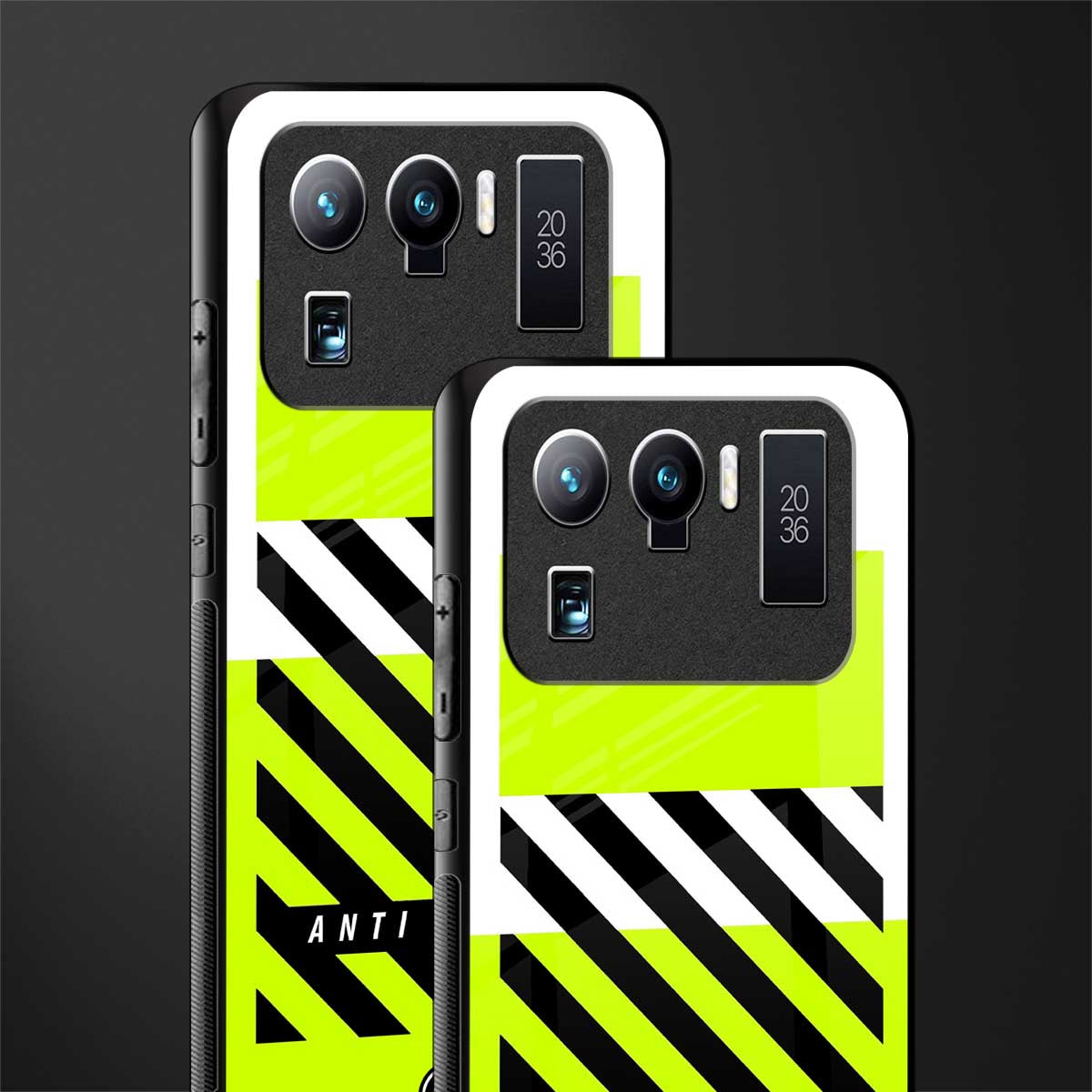 anti social glass case for mi 11 ultra 5g image-2