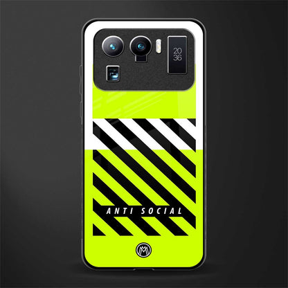 anti social glass case for mi 11 ultra 5g image