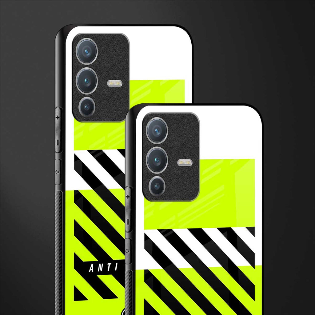 anti social glass case for vivo v23 pro 5g image-2