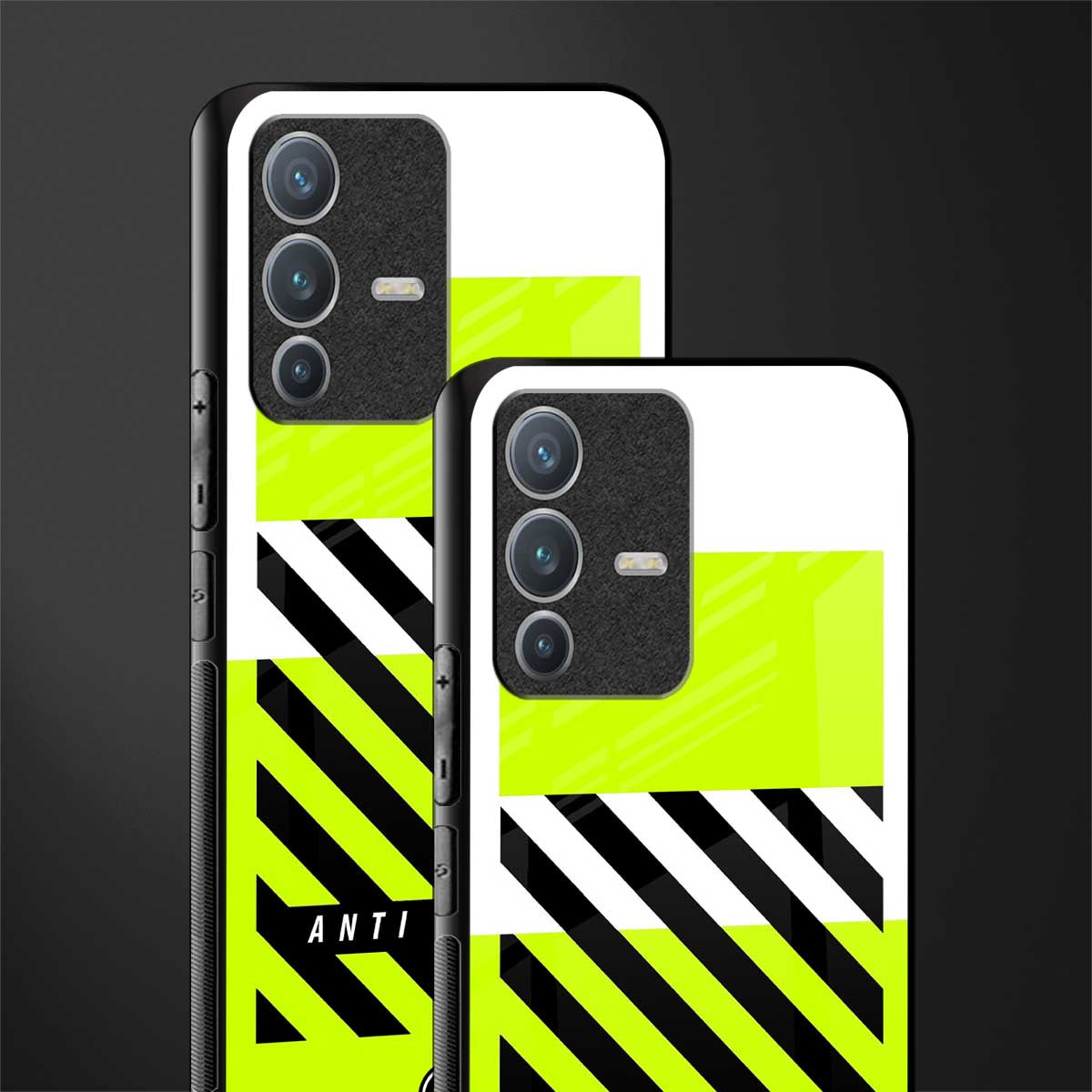 anti social glass case for vivo v23 pro 5g image-2