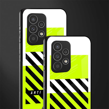 anti social back phone cover | glass case for samsung galaxy a53 5g