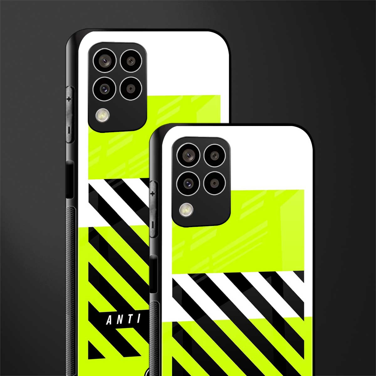 anti social back phone cover | glass case for samsung galaxy m33 5g