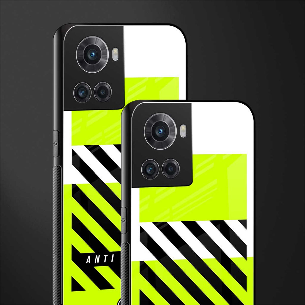 anti social back phone cover | glass case for oneplus 10r 5g