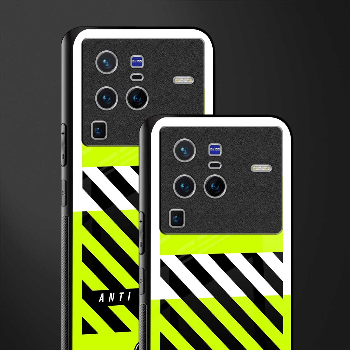 anti social glass case for vivo x80 pro 5g image-2