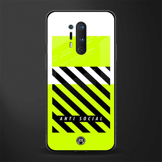anti social glass case for oneplus 8 pro image