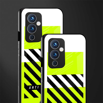 anti social back phone cover | glass case for oneplus 9