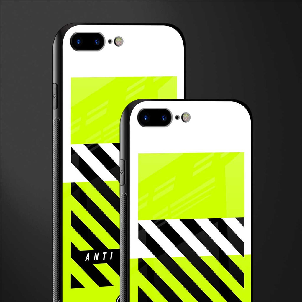 anti social glass case for iphone 8 plus image-2