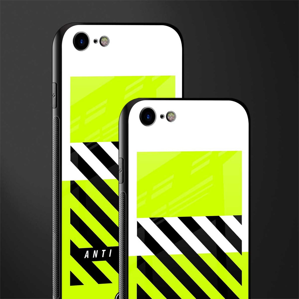 anti social glass case for iphone 7 image-2