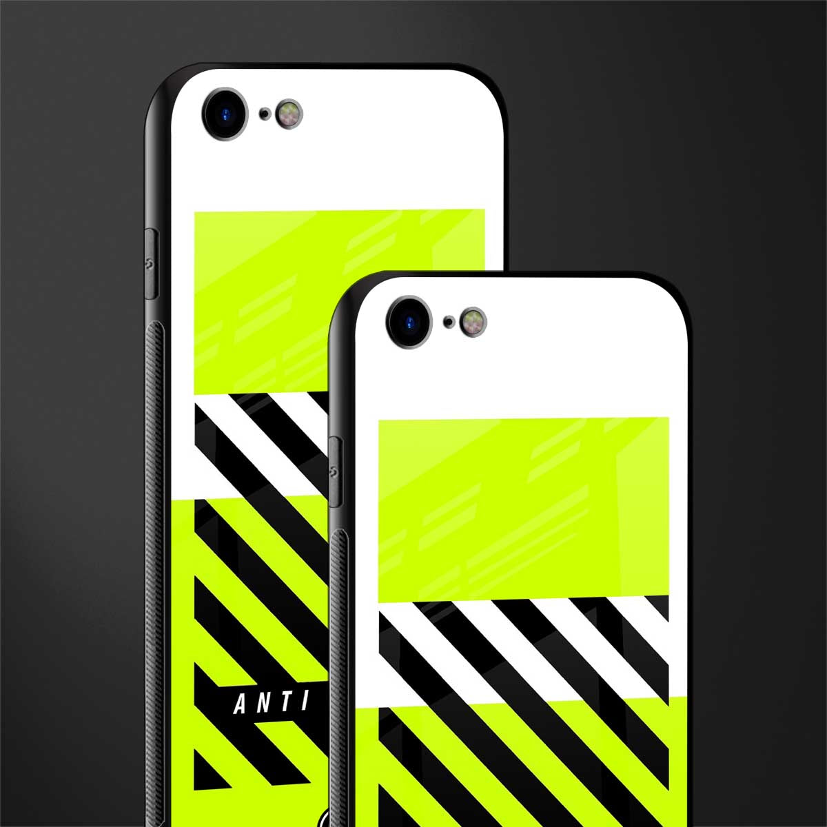anti social glass case for iphone se 2020 image-2