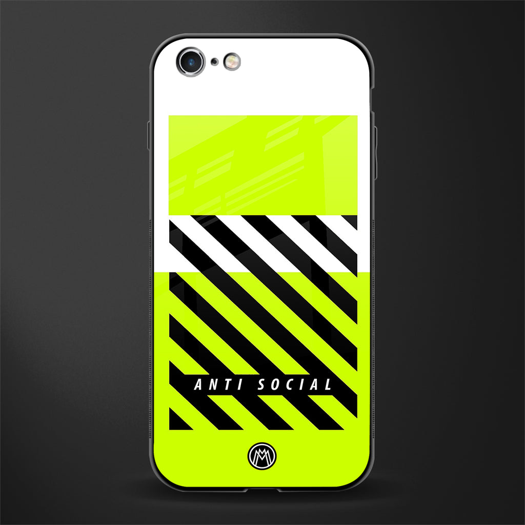 anti social glass case for iphone 6s plus image