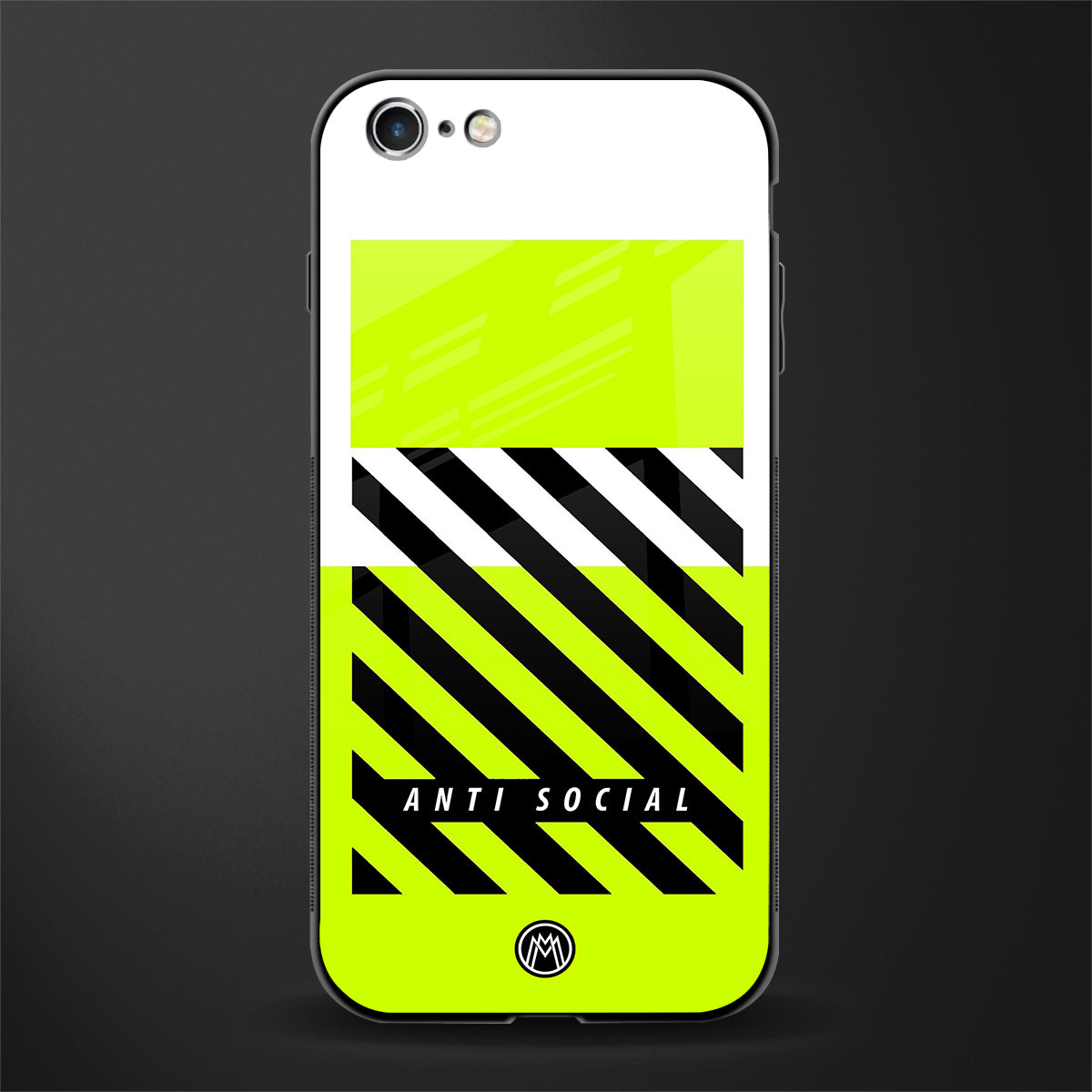 anti social glass case for iphone 6s image