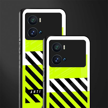 anti social back phone cover | glass case for iQOO 9 Pro