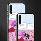 anti social chick girl glass case for samsung galaxy a30s image-2