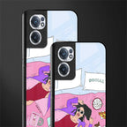 anti social chick girl glass case for oneplus nord ce 2 5g image-2