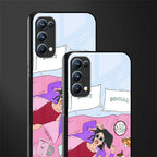anti social chick girl glass case for oppo reno 5 pro image-2
