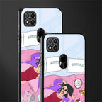 anti social chick girl glass case for redmi 9 image-2