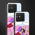 anti social chick girl back phone cover | glass case for realme narzo 50a