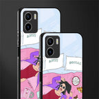 anti social chick girl glass case for vivo y15s image-2