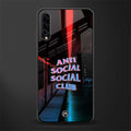 anti social social club glass case for samsung galaxy a30s image