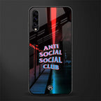anti social social club glass case for samsung galaxy a50s image