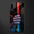 anti social social club glass case for samsung galaxy a70s image