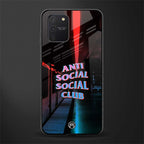 anti social social club glass case for samsung galaxy s10 lite image