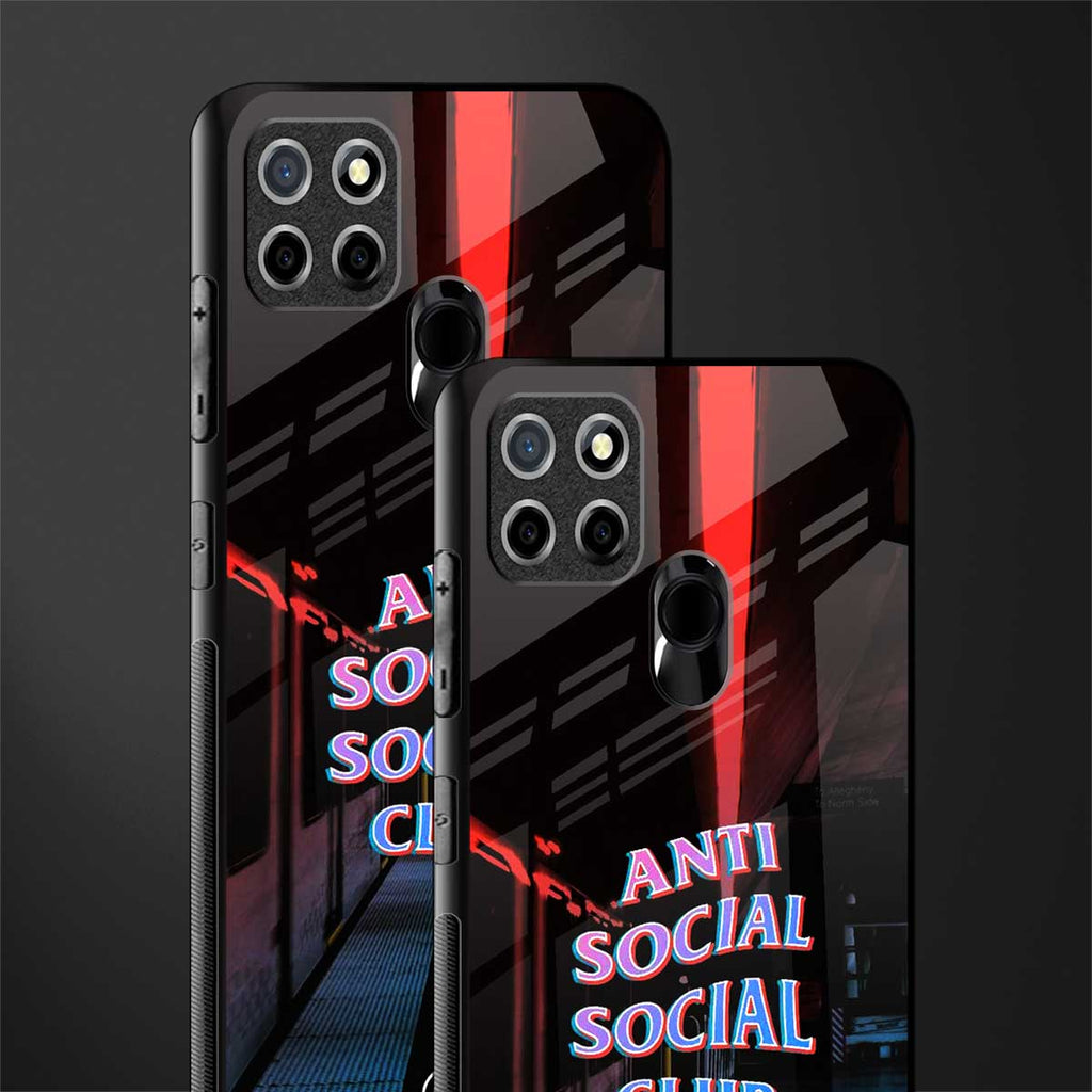 anti social social club glass case for realme narzo 20 image-2