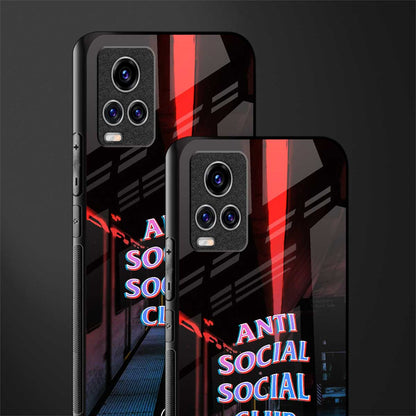 anti social social club glass case for vivo v20 pro image-2