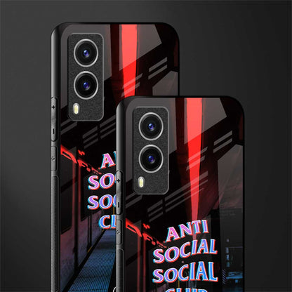 anti social social club glass case for vivo v21e 5g image-2