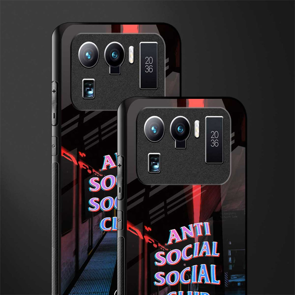 anti social social club glass case for mi 11 ultra 5g image-2