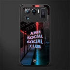 anti social social club glass case for mi 11 ultra 5g image
