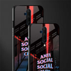 anti social social club glass case for oneplus 7t pro image-2
