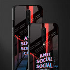 anti social social club glass case for oneplus 7 pro image-2