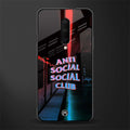 anti social social club glass case for oneplus 7 pro image
