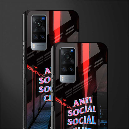anti social social club glass case for vivo x60 image-2
