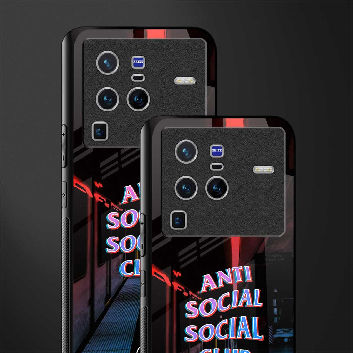 anti social social club glass case for vivo x80 pro 5g image-2