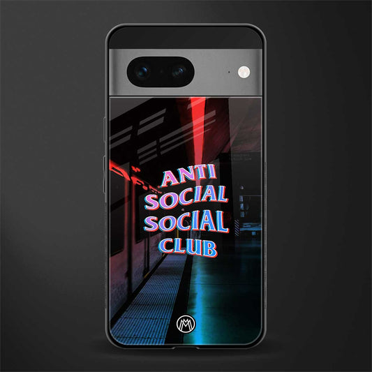 anti social social club back phone cover | glass case for google pixel 7