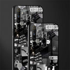 anti social social club dark edition glass case for realme narzo 10a image-2