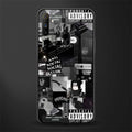 anti social social club dark edition glass case for realme narzo 10a image