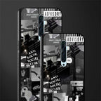 anti social social club dark edition glass case for oppo reno 2z image-2