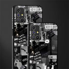 anti social social club dark edition glass case for samsung galaxy m51 image-2