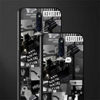 anti social social club dark edition glass case for oppo f11 pro image-2