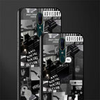 anti social social club dark edition glass case for oppo a9 image-2