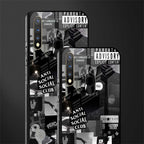 anti social social club dark edition glass case for vivo u20 image-2