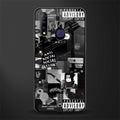 anti social social club dark edition glass case for vivo z1 pro image