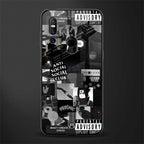 anti social social club dark edition glass case for vivo v15 image