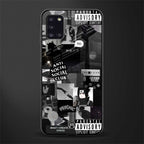 anti social social club dark edition glass case for samsung galaxy a31 image