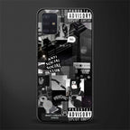 anti social social club dark edition glass case for samsung galaxy a71 image