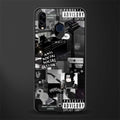 anti social social club dark edition glass case for samsung galaxy m10s image