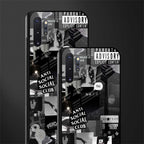 anti social social club dark edition glass case for samsung galaxy note 10 plus image-2